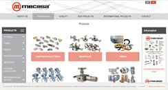 Desktop Screenshot of mecesa.com